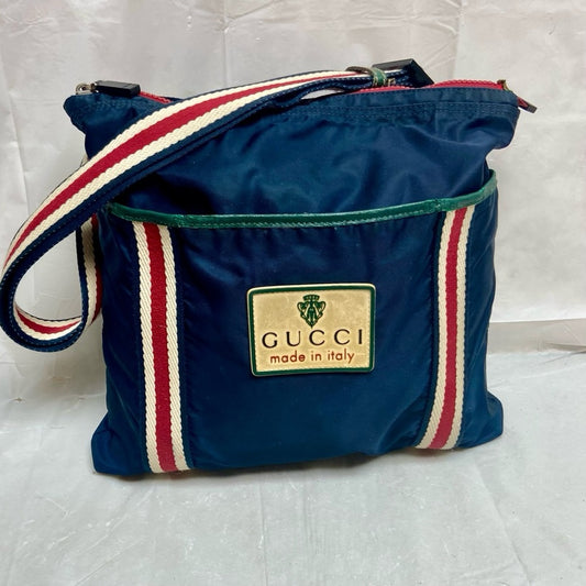 Vintage, Gucci, Rare Nylon, Red White and Blue Shoulder-Crossbody Bag