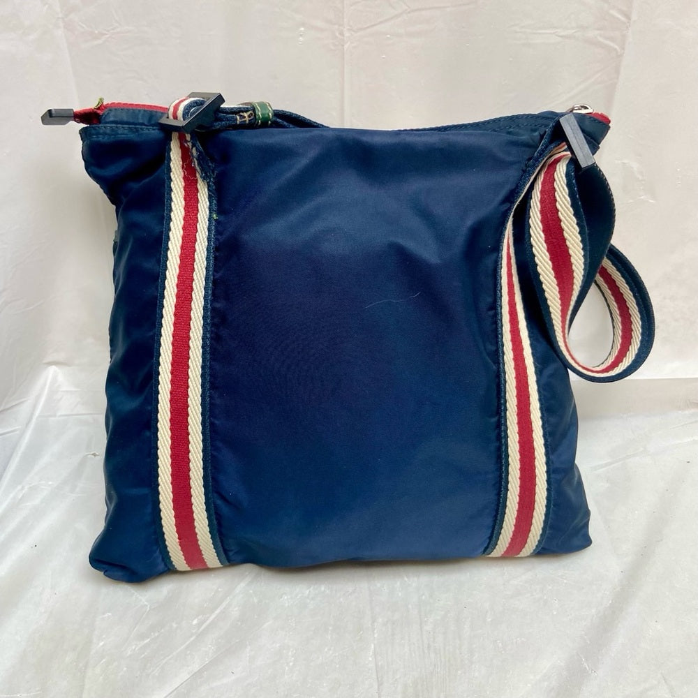 Vintage, Gucci, Rare Nylon, Red White and Blue Shoulder-Crossbody Bag