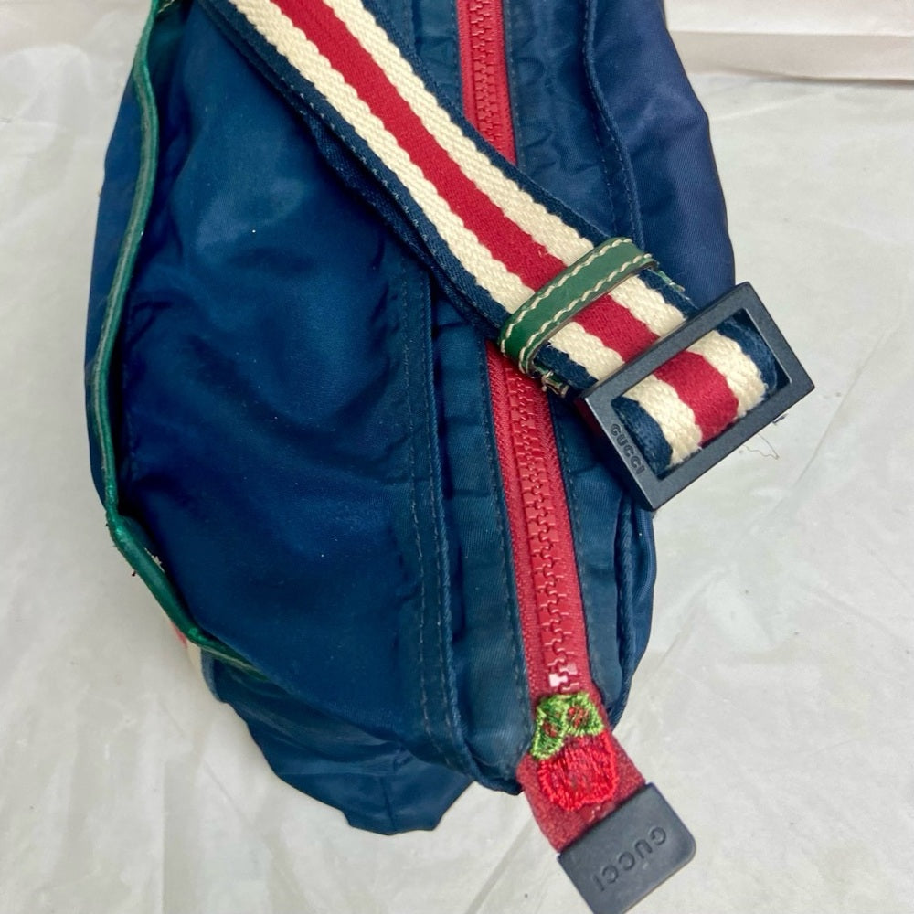 Vintage, Gucci, Rare Nylon, Red White and Blue Shoulder-Crossbody Bag