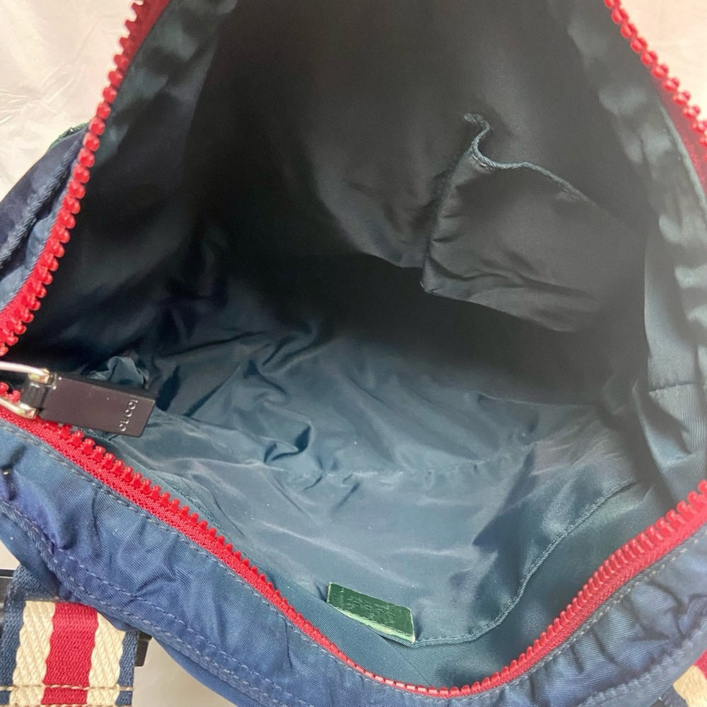 Vintage, Gucci, Rare Nylon, Red White and Blue Shoulder-Crossbody Bag
