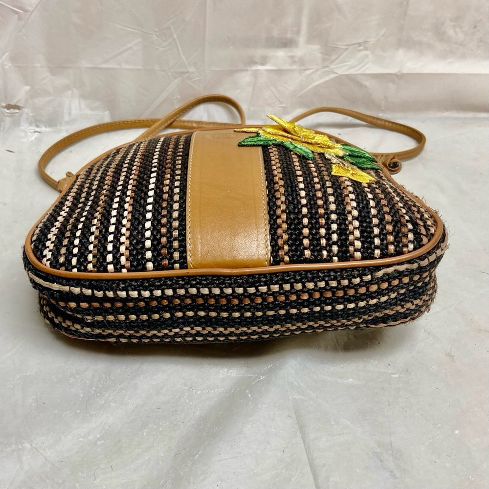 Authentic, Rare,  Fendi, Small Tweed Crossbody Bag 8in x 6.5in x 2in