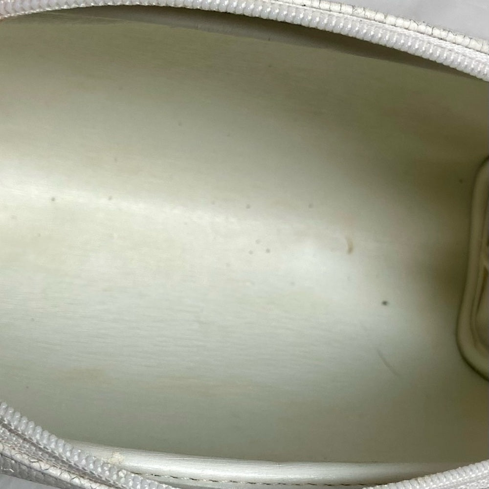 Vintage, Givenchy, Rare, Small White Leather Crossbody Bag 8.5in x 5in x 3in