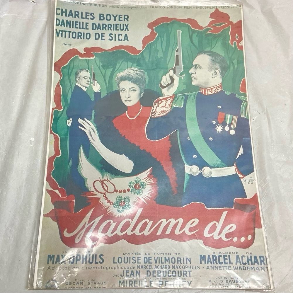 1953 Madame De and 1935 Cardinal Richelieu Movie Posters