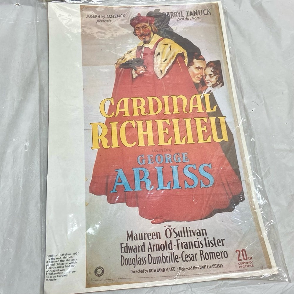 1953 Madame De and 1935 Cardinal Richelieu Movie Posters