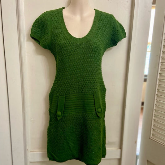Dereck Heart Green Pull Over Sweater Dress/ Tunic Blouse Size S-M