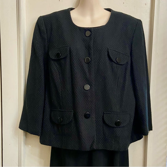 Briggs New York Black Blazer-Jacket - L