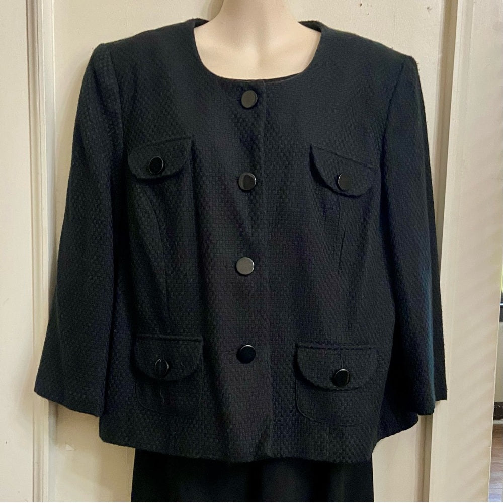 Briggs New York Black Blazer-Jacket - L