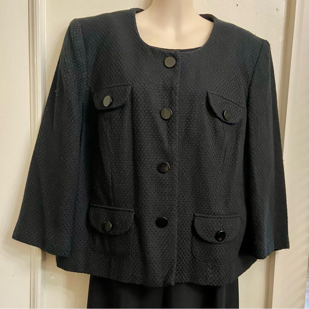 Briggs New York Black Blazer-Jacket - L