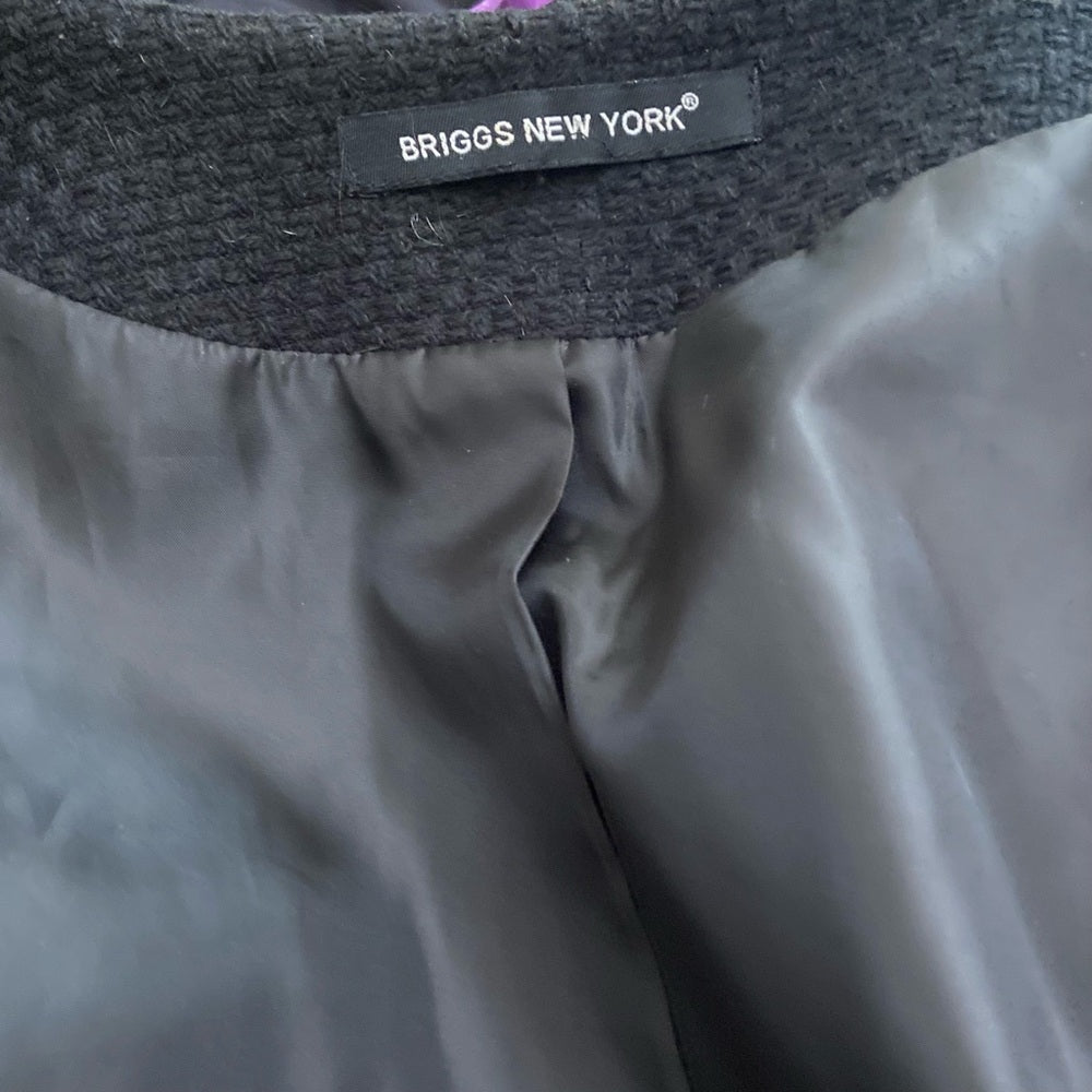 Briggs New York Black Blazer-Jacket - L