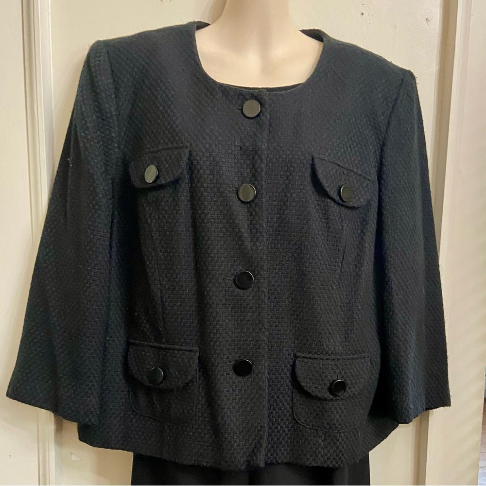 Briggs New York Black Blazer-Jacket - L