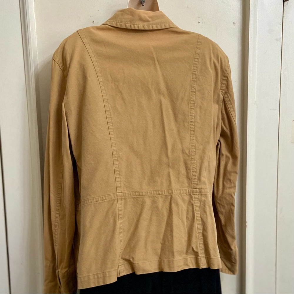 ANA Yellow-Tan Cotton Military Style Jacket - XL