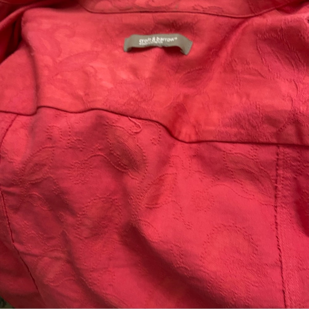 Croft and Barrow Fuchsia -Tangerine Coat-Jacket - Size XL