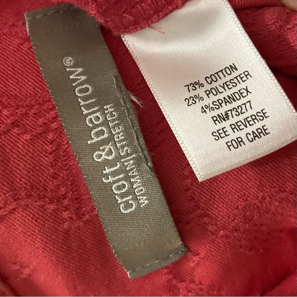 Croft and Barrow Fuchsia -Tangerine Coat-Jacket - Size XL