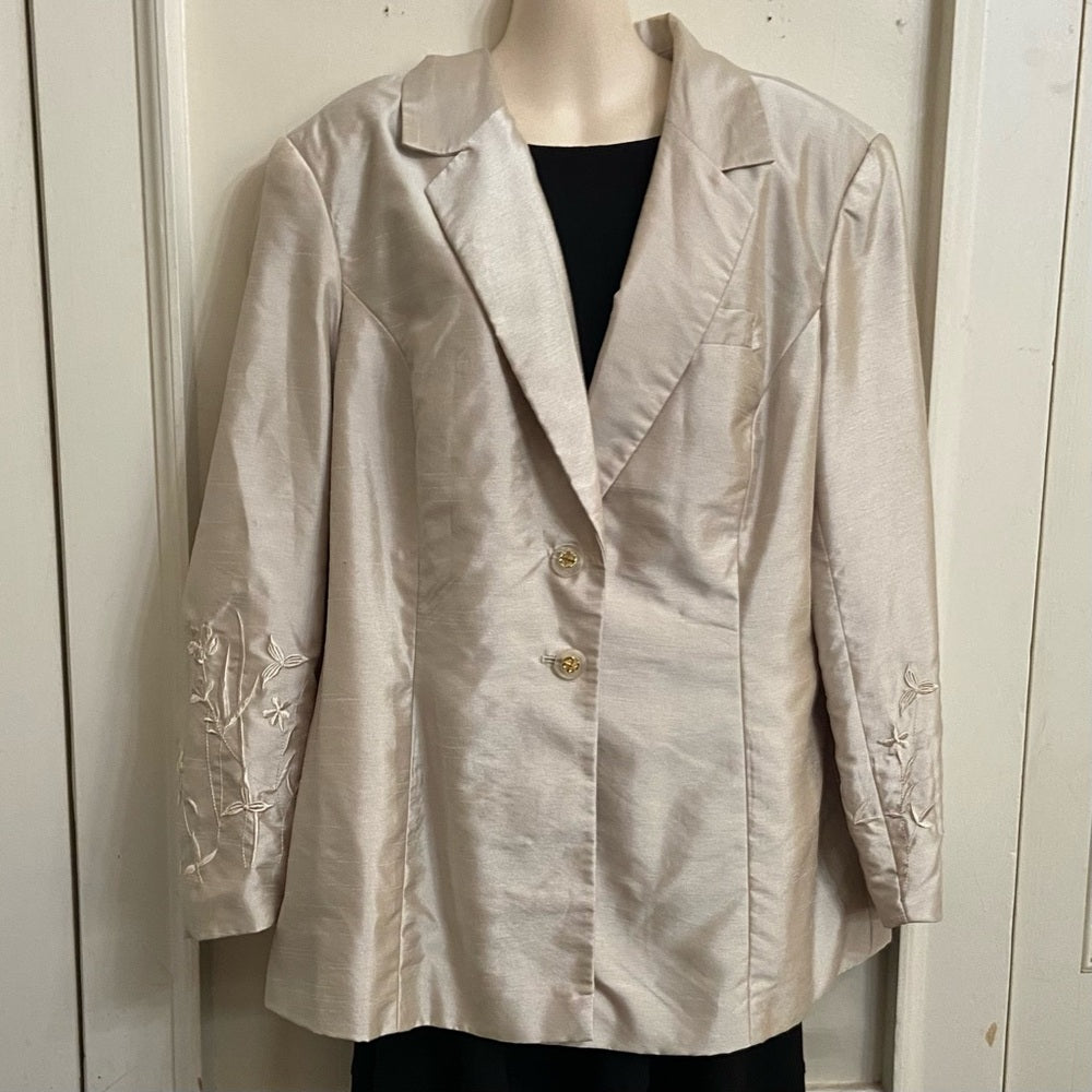 Jonathan Logan  Beige Coat- Jacket - L-XL