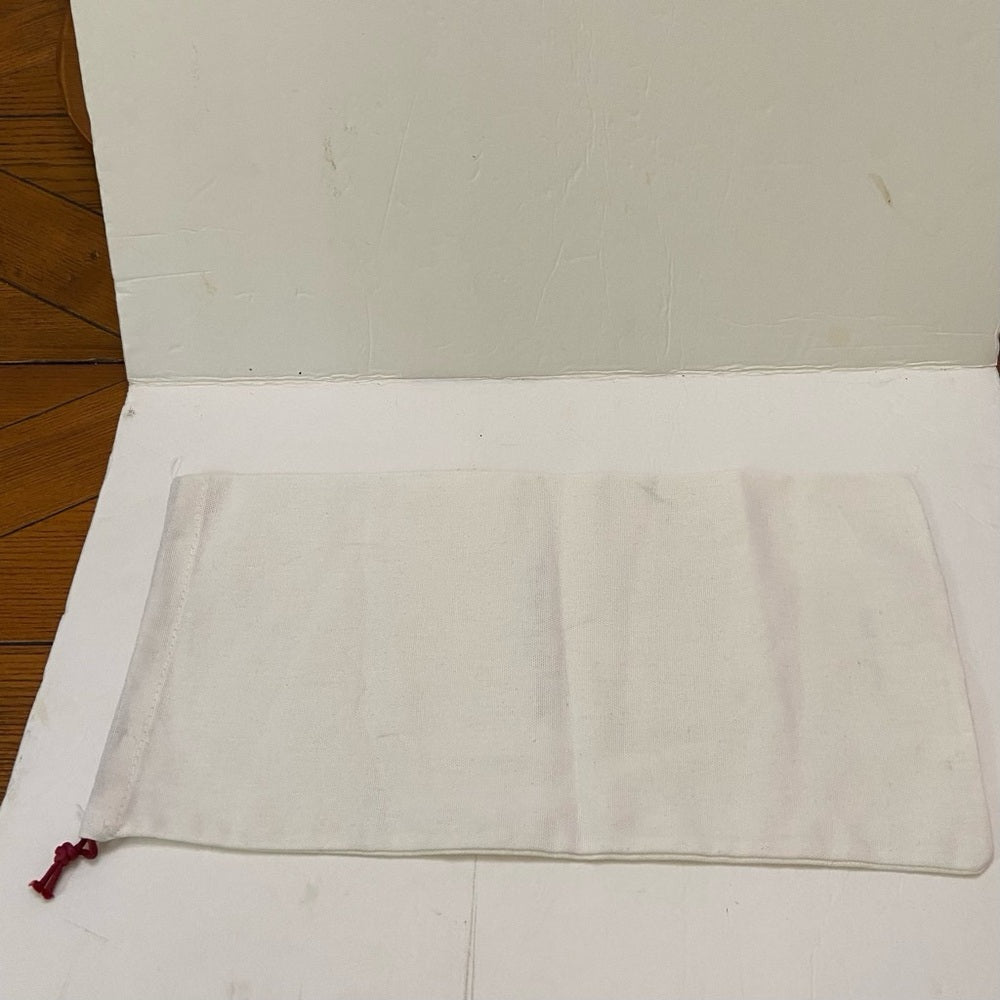 Ferragamo White Shoe Size Dust Bag 16in x 8in