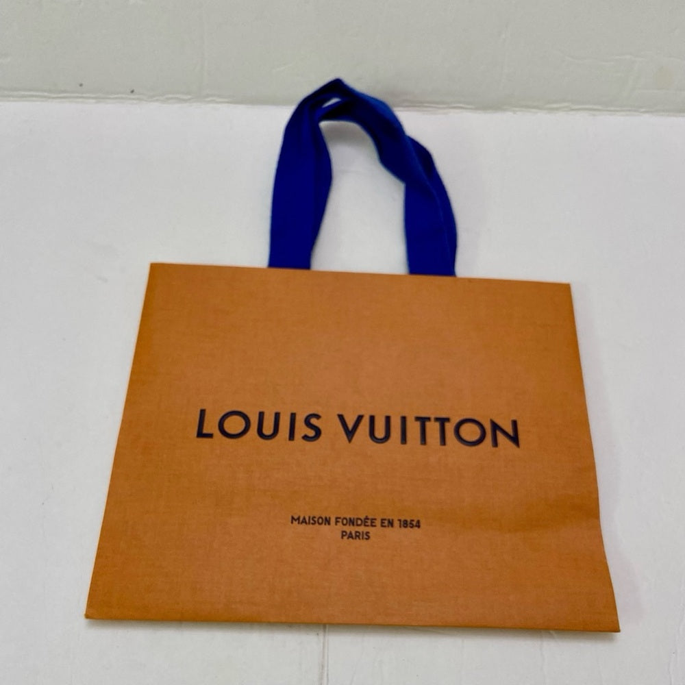 One Louis Vuitton Small Yellow Gift Bag 9in x 7in x 4.5in