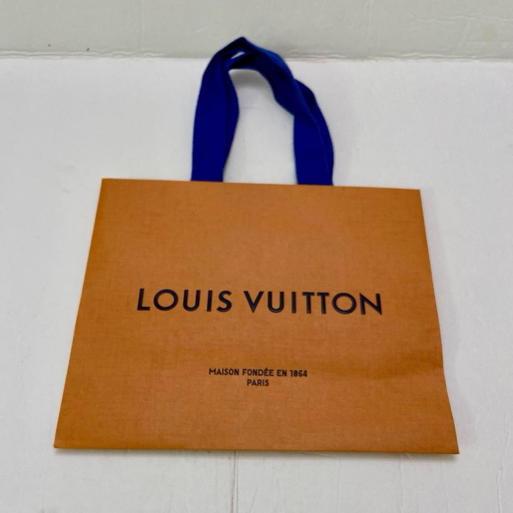 One Louis Vuitton Small Yellow Gift Bag 9in x 7in x 4.5in