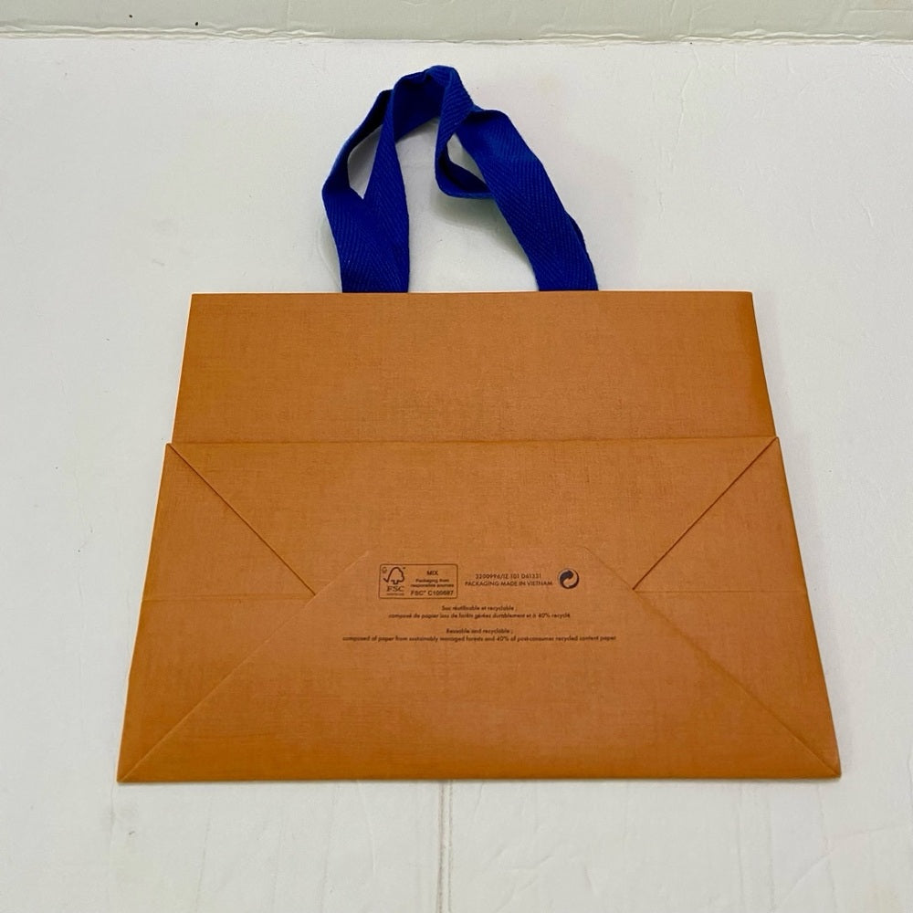 One Louis Vuitton Small Yellow Gift Bag 9in x 7in x 4.5in