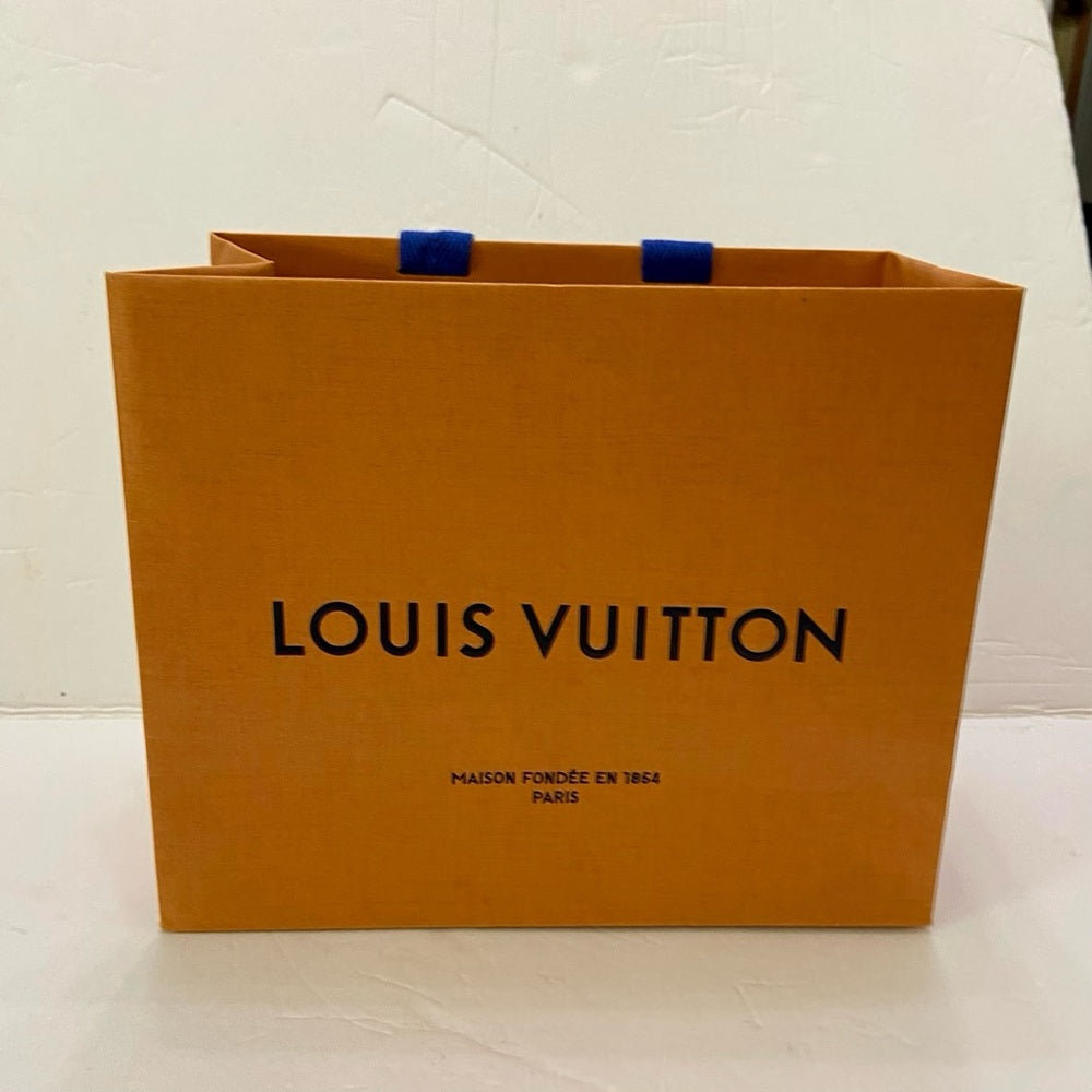 One Louis Vuitton Small Yellow Gift Bag 9in x 7in x 4.5in