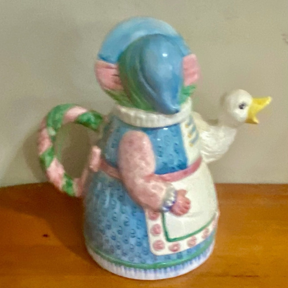 Vintage, Rare, Stafford Mother Goose Figural Teapot