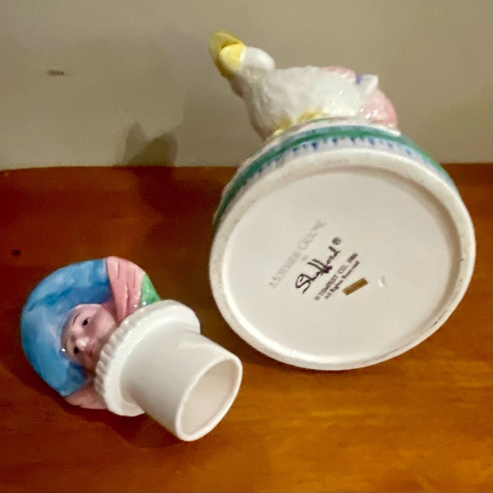 Vintage, Rare, Stafford Mother Goose Figural Teapot