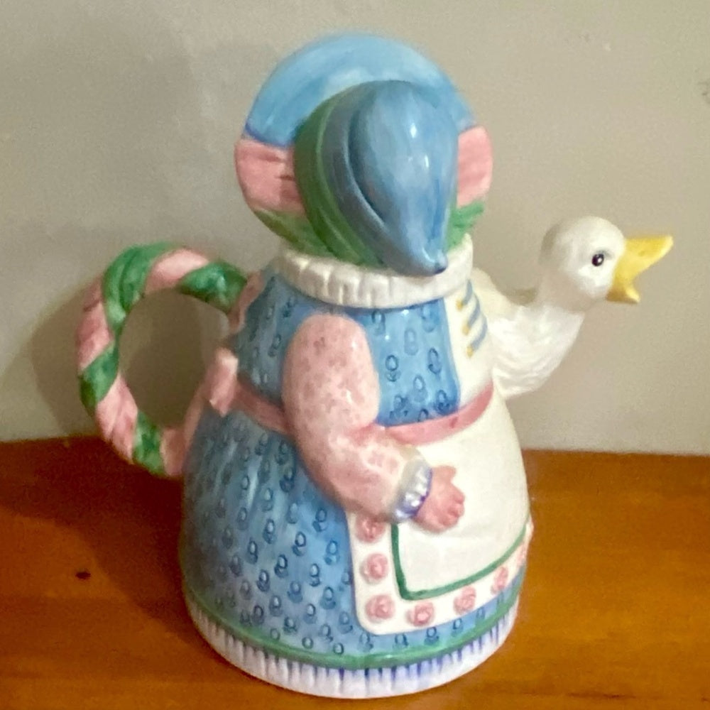 Vintage, Rare, Stafford Mother Goose Figural Teapot