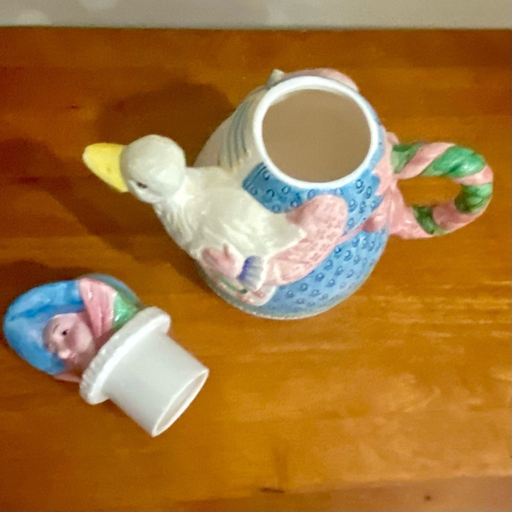 Vintage, Rare, Stafford Mother Goose Figural Teapot
