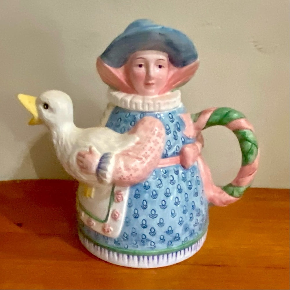 Vintage, Rare, Stafford Mother Goose Figural Teapot
