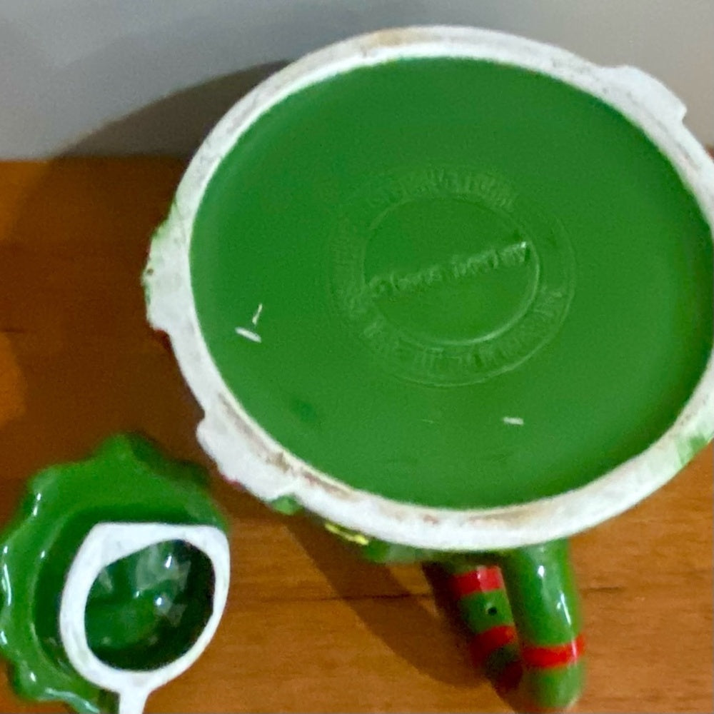 Vintage, Rare, Christmas Tree Figural Teapot