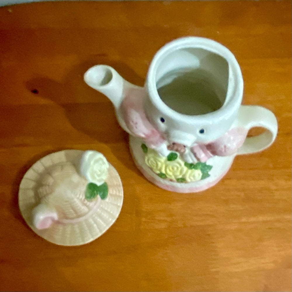 Vintage, Rare, Piggy Figural Teapot