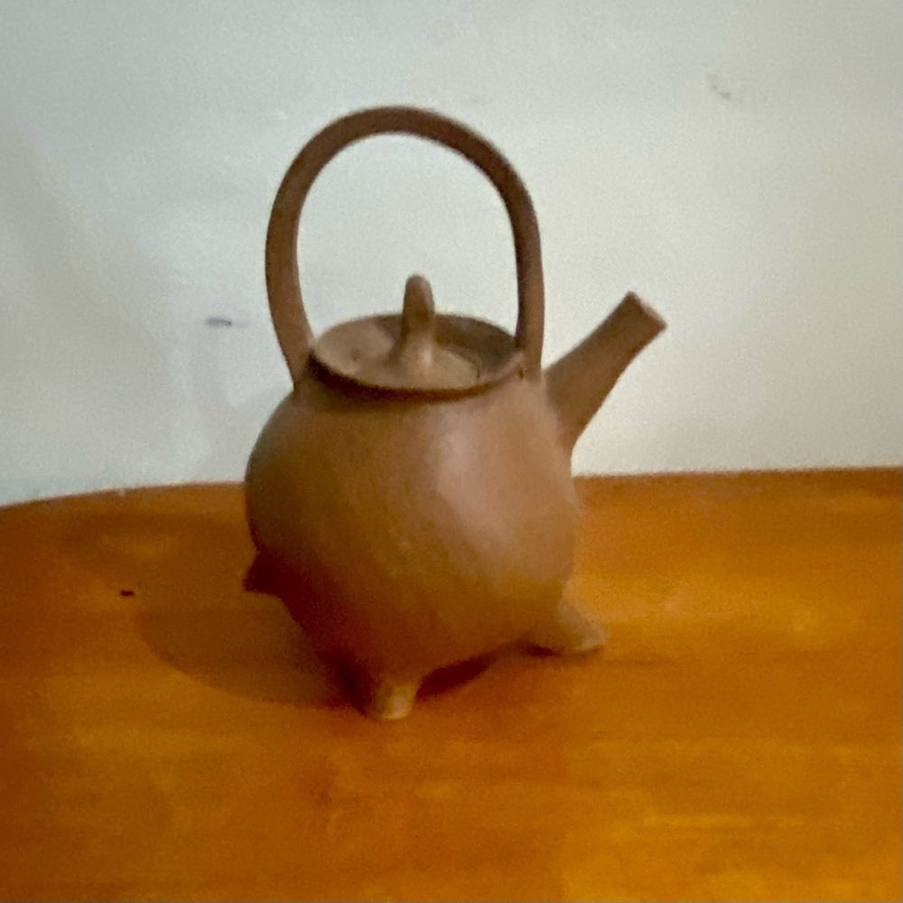 Vintage, Rare, Heavy, Earthen Teapot  (T0824)  This is a rare, beautiful, very h