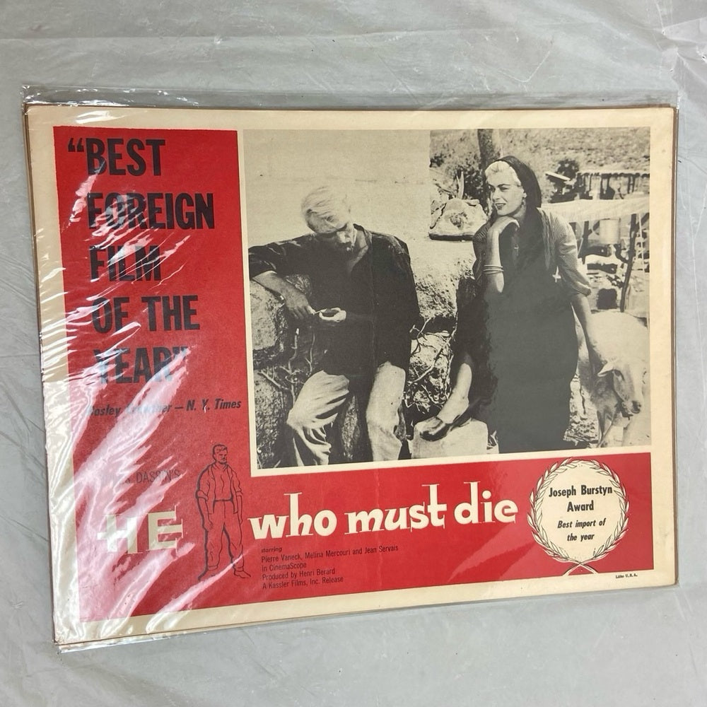 Born Reckless (1959) and He Who Must Die (1957) Movie Posters