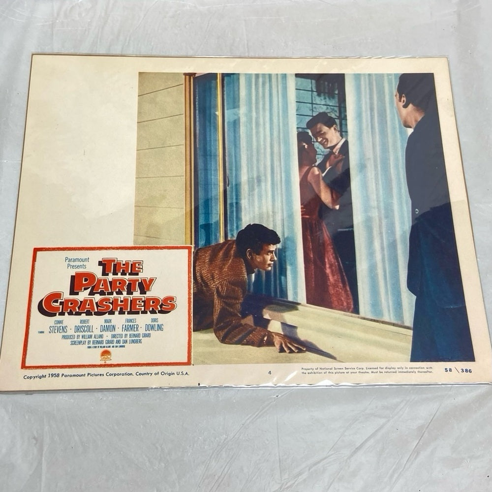 Dancing with Crime (1947) and The Party Crashers ( 1958) Movie Posters