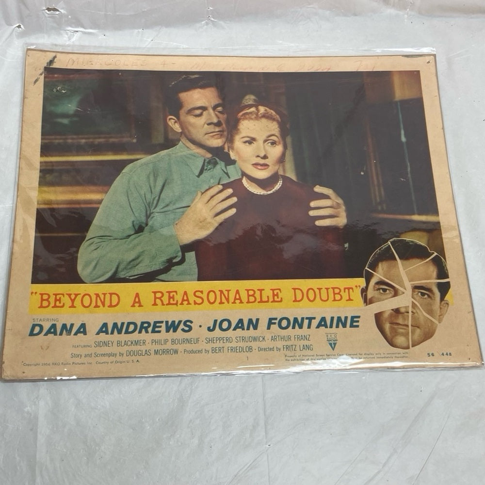 Beyond a Reasonable Doubt (1956) and City Shadows (1938) Movie Posters