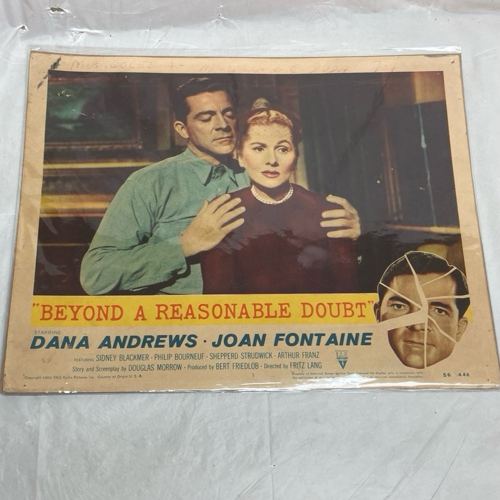 Beyond a Reasonable Doubt (1956) and City Shadows (1938) Movie Posters