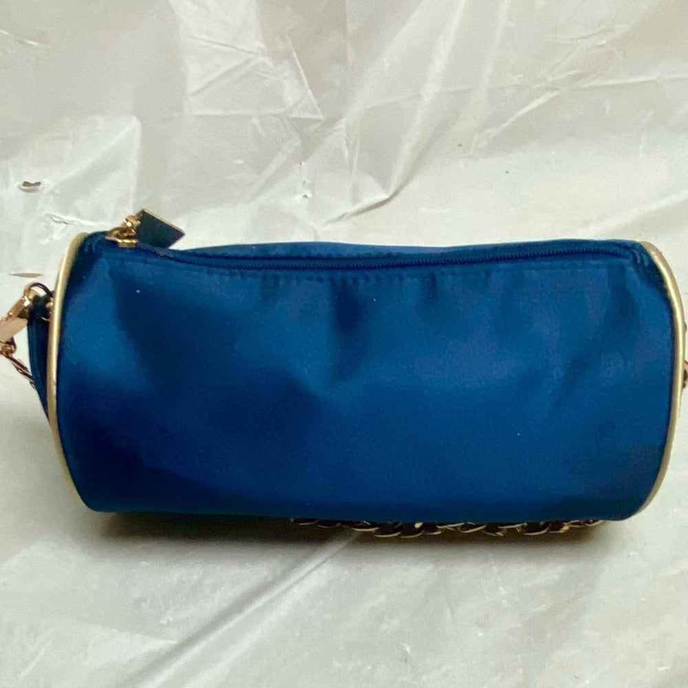 Dior Blue Cosmetic- Parfum Crossbody Bag 7in x 3.5in D