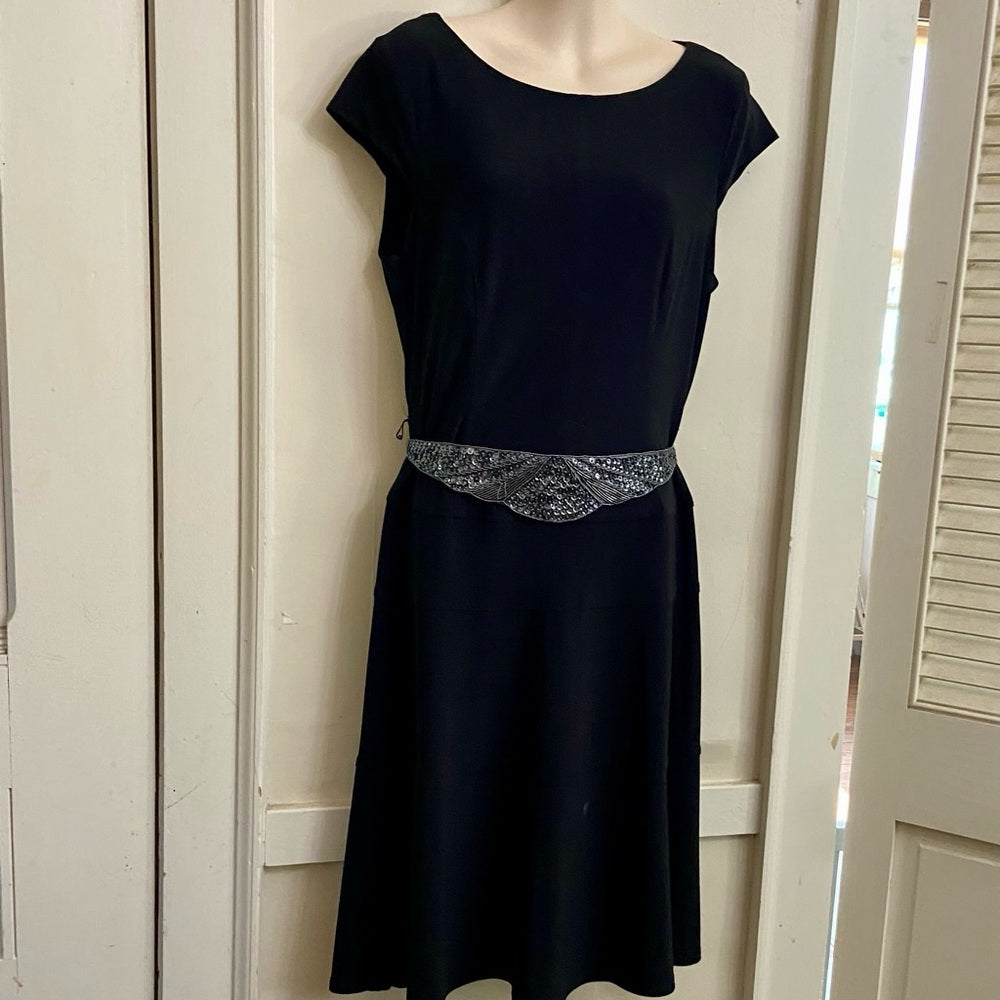 Anne Klein Black Dress Size 12