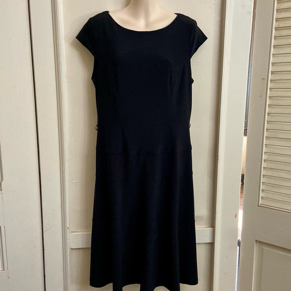 Anne Klein Black Dress Size 12