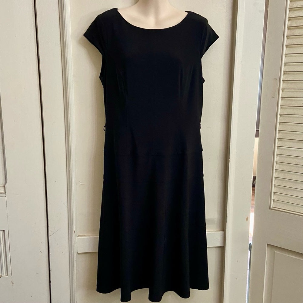 Anne Klein Black Dress Size 12