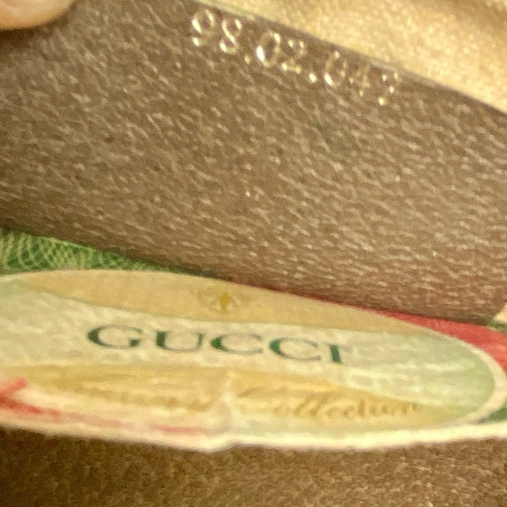 Vintage, Gucci, Small Brown Coated Canvas Sherry Line Shoulder-Crossbody Bag