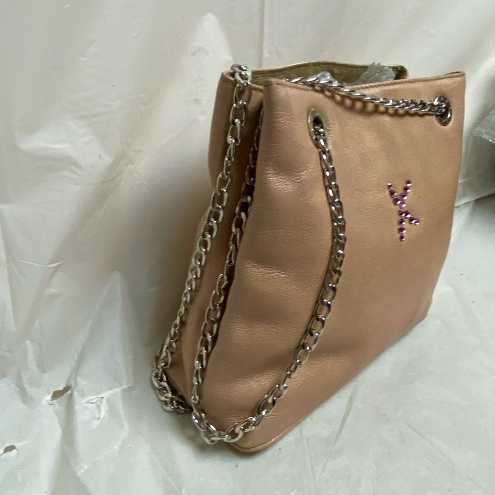 Paloma Picasso- Tiffany’s Designer, Italy Pink Leather-Shoulder- Crossbody Bag