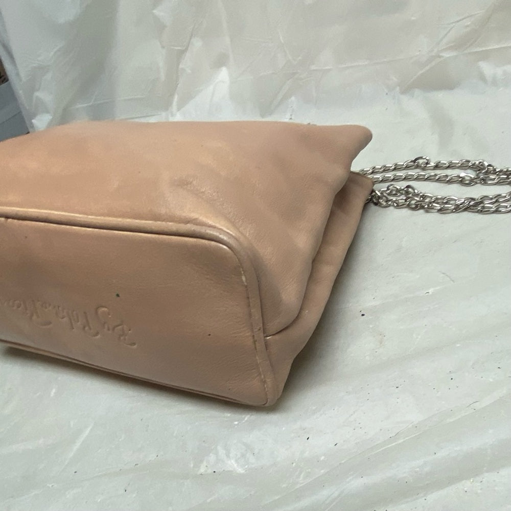 Paloma Picasso- Tiffany’s Designer, Italy Pink Leather-Shoulder- Crossbody Bag