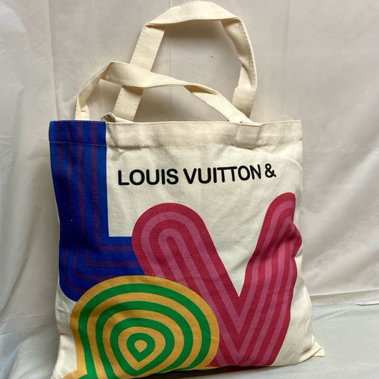 LV Novelty Canvas Eco Tote, Shenzhen Museum Exhibition 2022 Design Exclusive