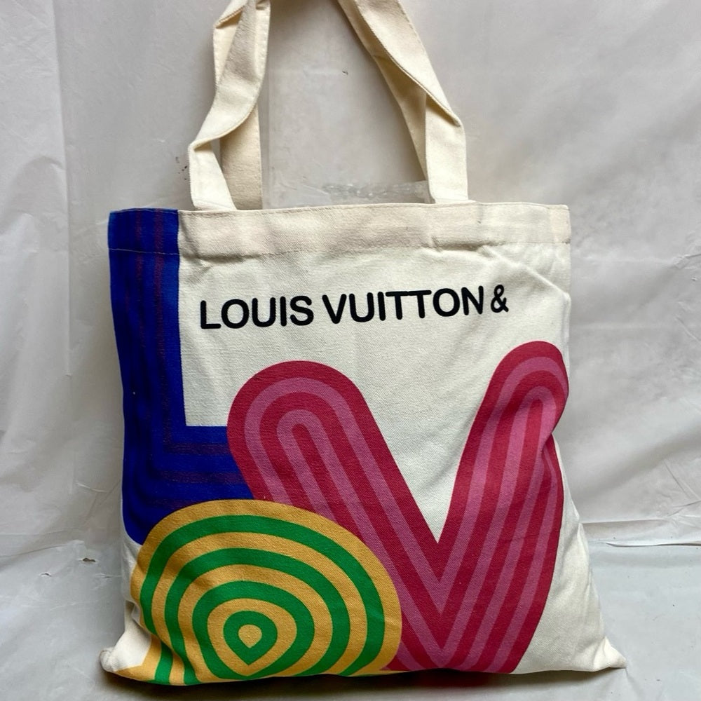 LV Novelty Canvas Eco Tote, Shenzhen Museum Exhibition 2022 Design Exclusive