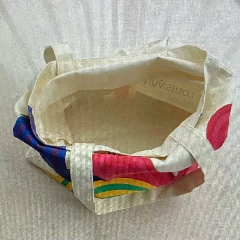 LV Novelty Canvas Eco Tote, Shenzhen Museum Exhibition 2022 Design Exclusive