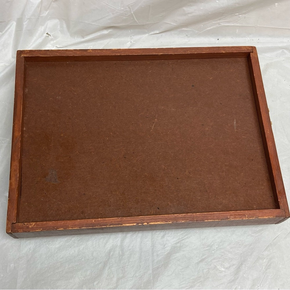 Vintage, One of a Kind, My Sister Needlework Serving Tray 12.5in x 9.5in x 3in