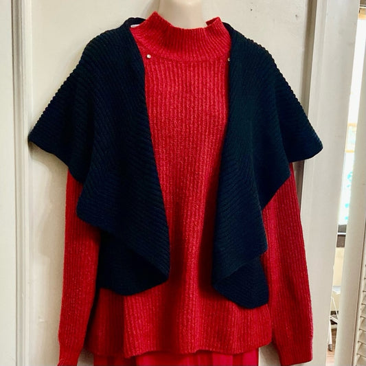 Laurie B Black Vest ( One Size- Fits All)