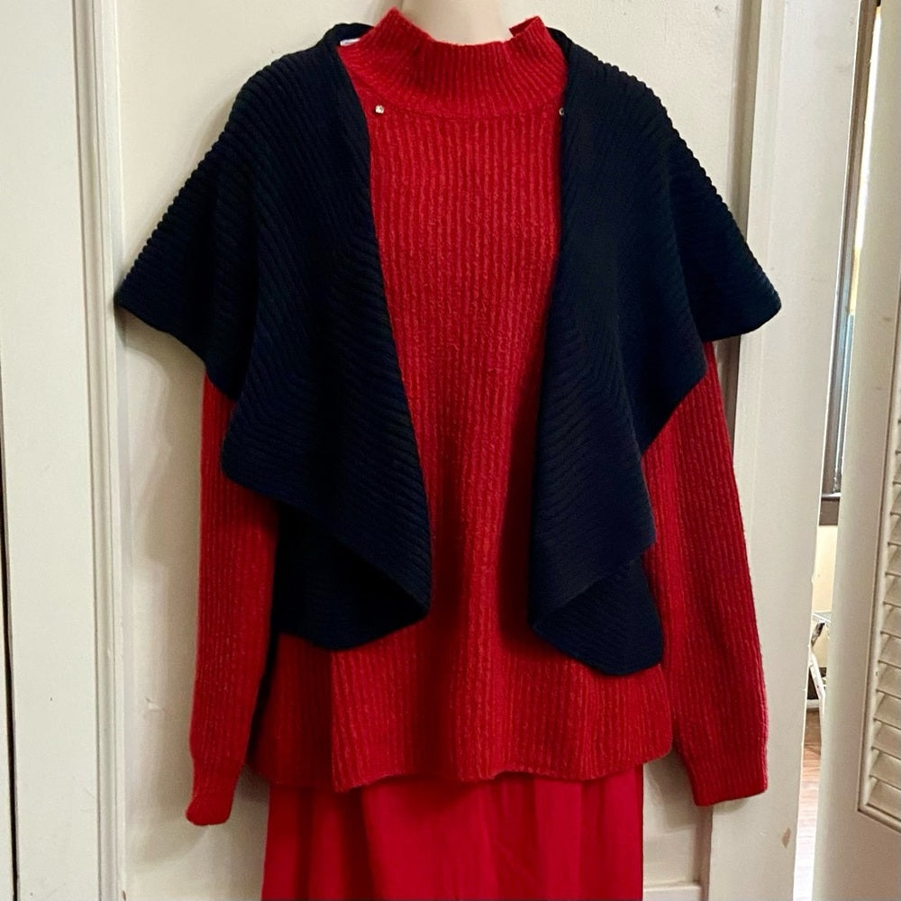 Laurie B Black Vest ( One Size- Fits All)