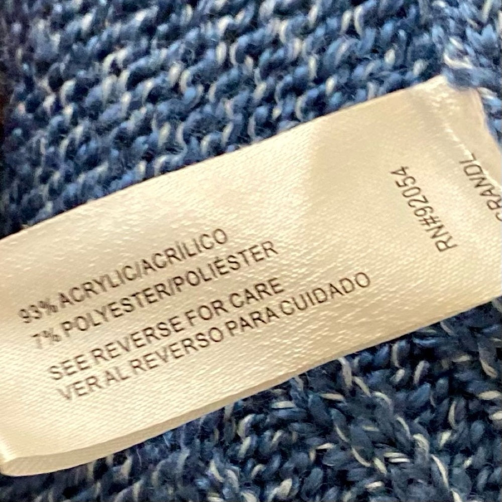 By Design Blue Sweater Cardigan (L-XL)