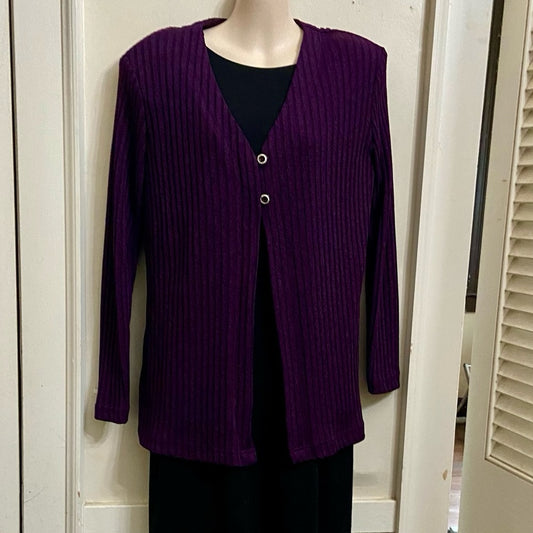 K Studio Purple Top- Cardigan (12)